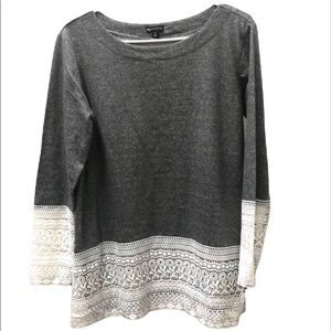 2$15 Hannah - Top w/ Crochet Detail